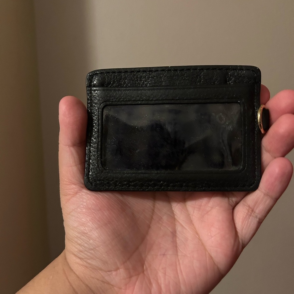 Michael Kors Black and Gold Card Holder - Picture 2 of 2